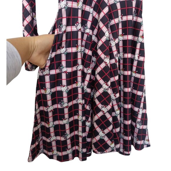 Unique Vintage x Hello Kitty Dress Christmas Size MEDIUM 6/8 New NWT - Picture 6 of 13